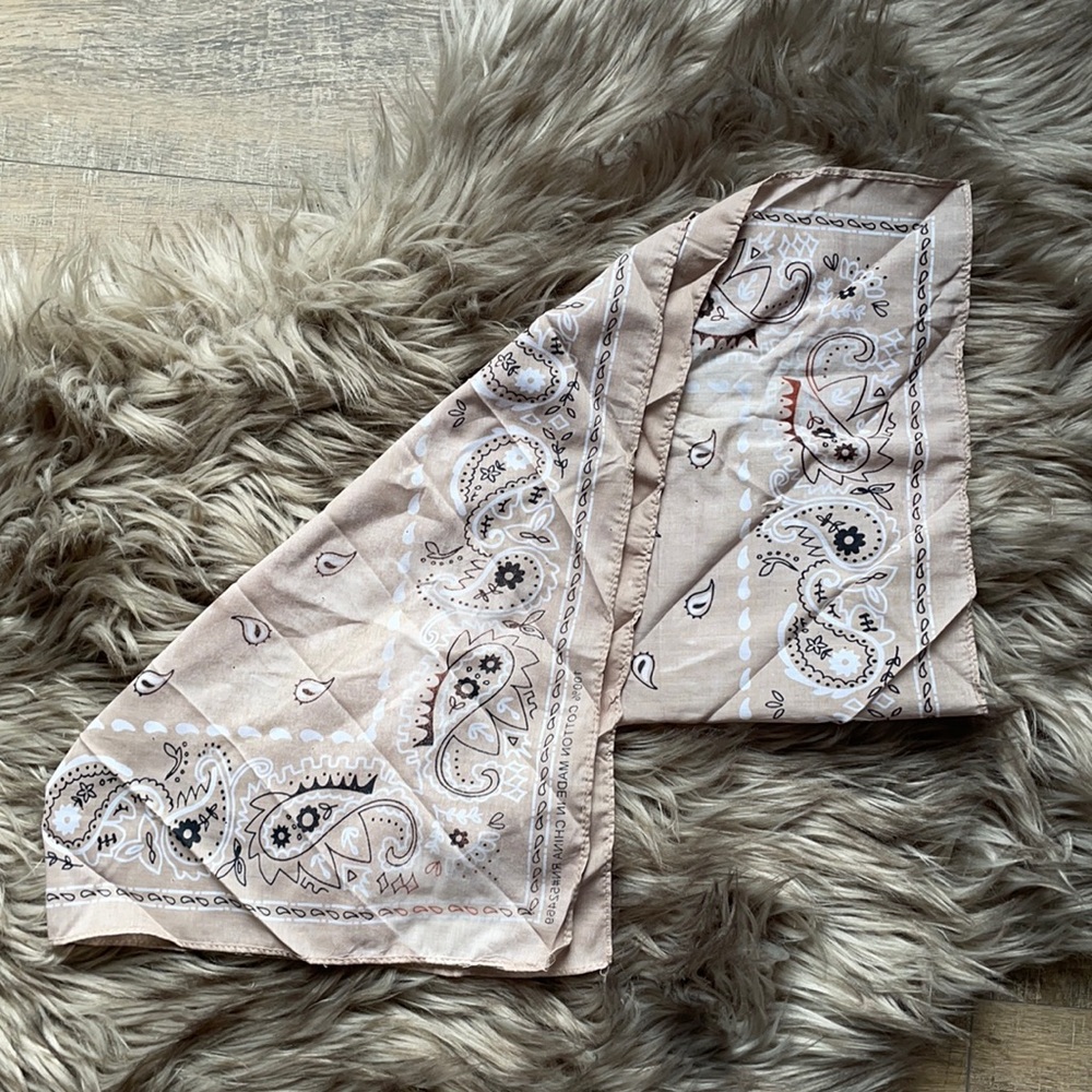 Bandana (face mask) - bleached out, tie•dye